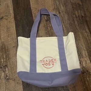 Amazon Purple and White Tote Bag